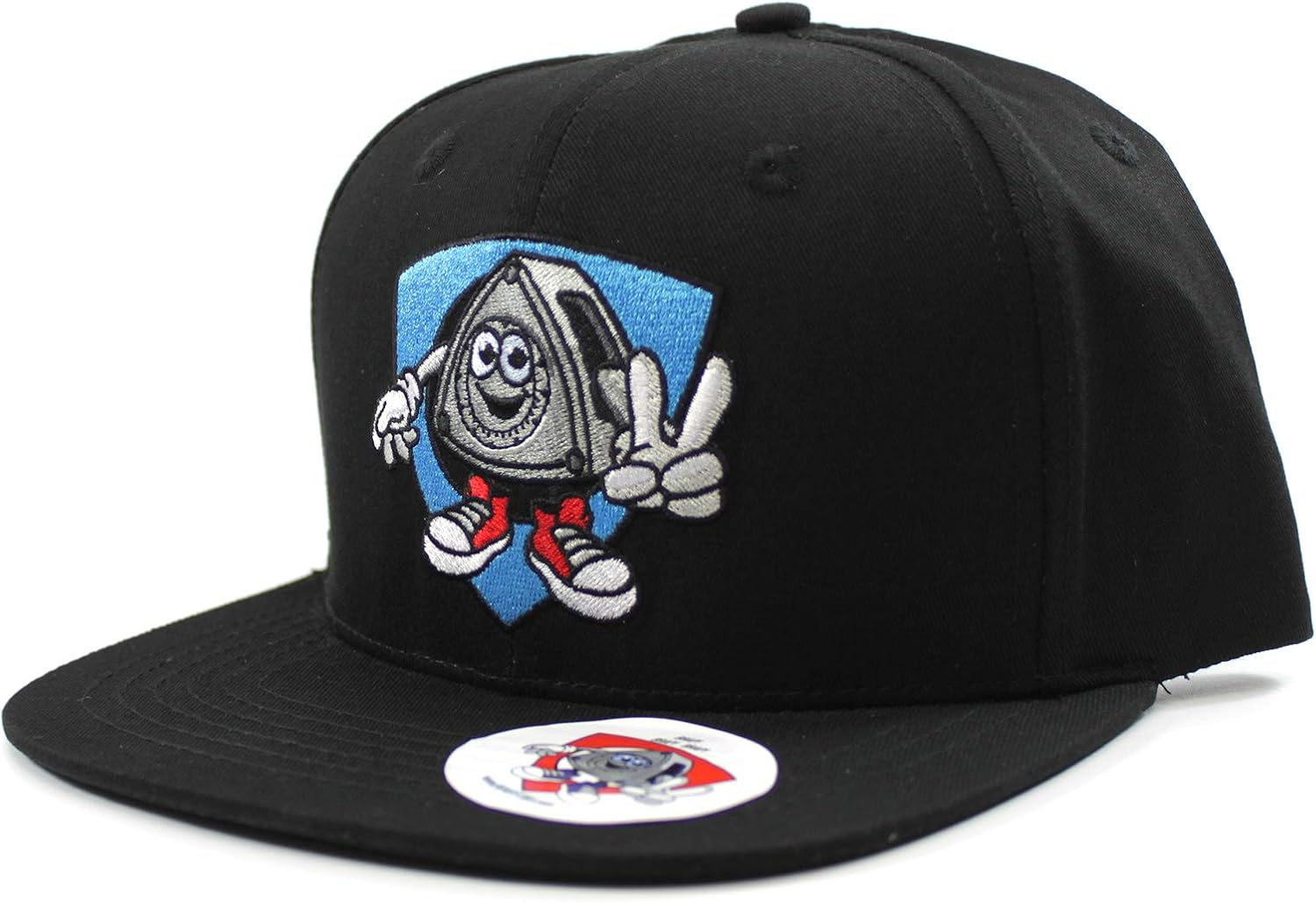 Felix RotorHead Baseball Cap - Flat Brim Black Hat for The Wankel Rotary Engine Fan