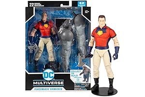 McFarlane Toys DC Build-a 7-Inch Figures WV5: Suicide Squad Movie - Peacemaker (Unmasked)