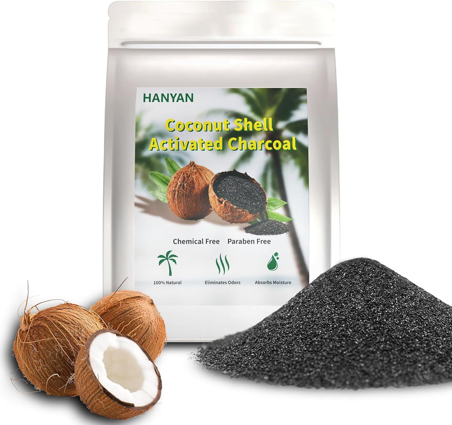 Industries Bulk Activated Carbon - Coconut Shell Granular Activated Charcoal (GAC) for Water Filtration - Replacement Media for Pre and Post Carbon Water Filters (5lbs)