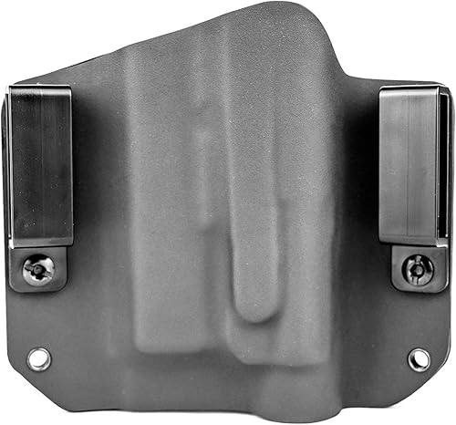 Miniatura 6 de Outlaw Holsters OWB Kydex - Funda para pistolas con Olight PL-Mini 2 - USA Stealth Black