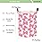 CLOCOR Large Laundry Basket,Waterproof Nursery Hamper,Collapsible Fabric Storage Container,Toys Bin,Room Decor,Gift BasketPink Bowknot
