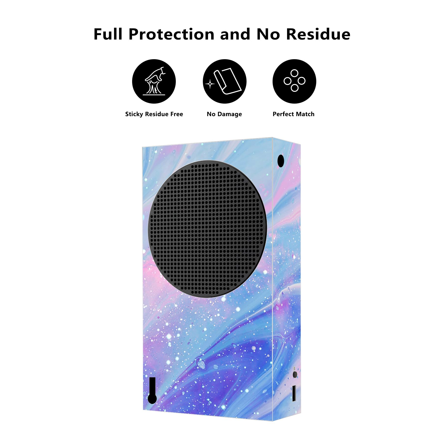 playvital Fantasy Trip Custom Vinyl Skins for Xbox Series S, Wrap Decal Cover Stickers for Xbox Series S Console Controller — view 3