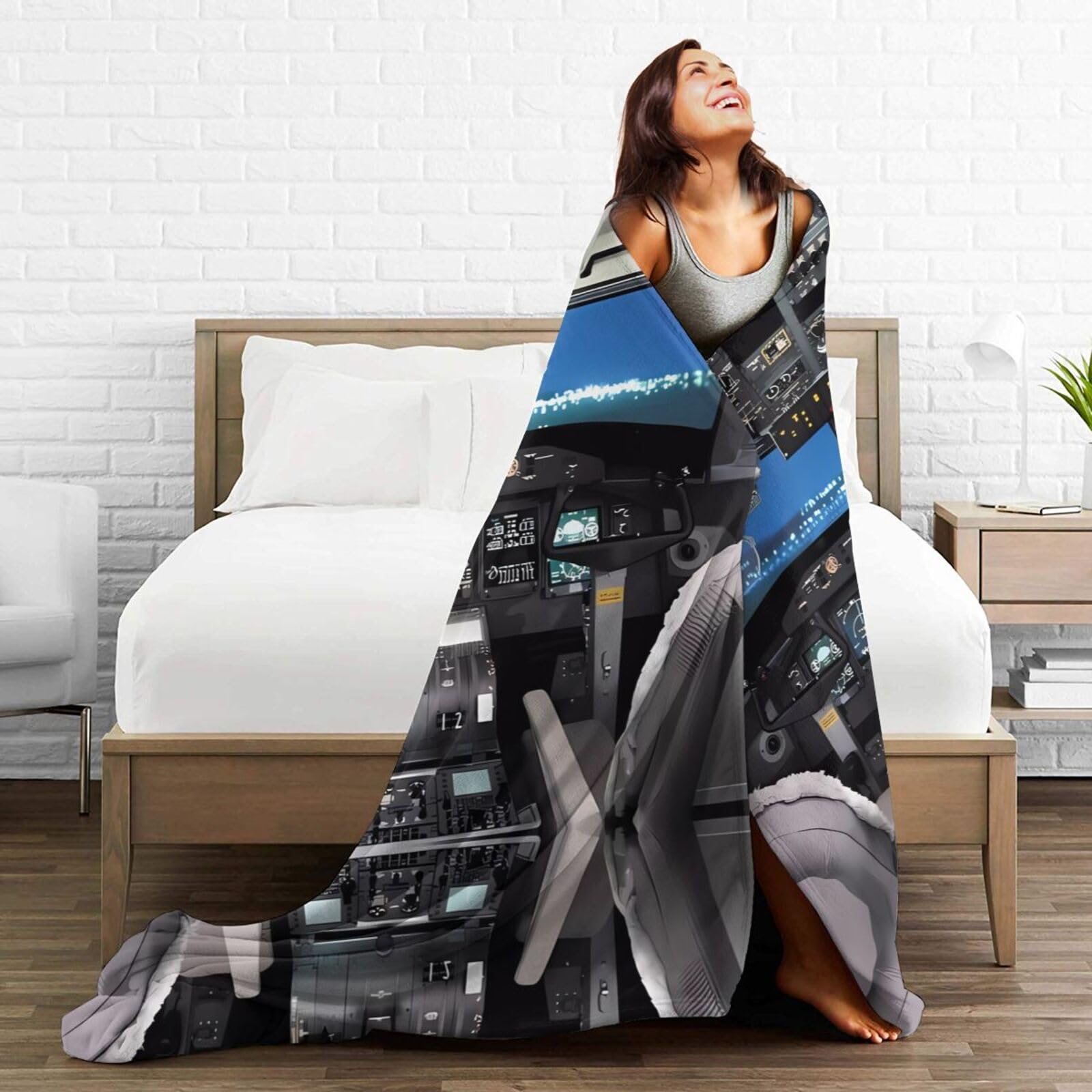 Newwiee Fleece-Decken Set – 15 Stück, 127 X 152 Cm, Marineblau, Doppelseitig Weich & Warm