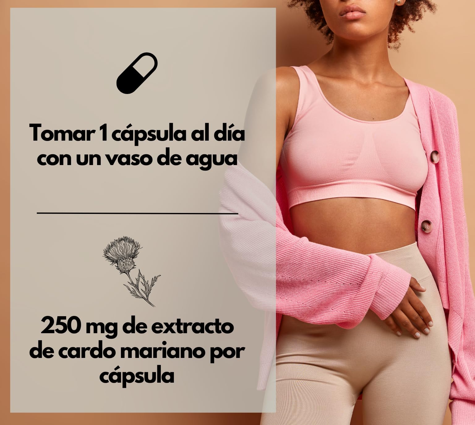 Complejo de cardo mariano con alcachofa y diente de león, 180 cápsulas, Alta concentración con un 80% de silimarina, 250 mg de extracto de cardo mariano por cápsula, apto para veganos y sin aditivos