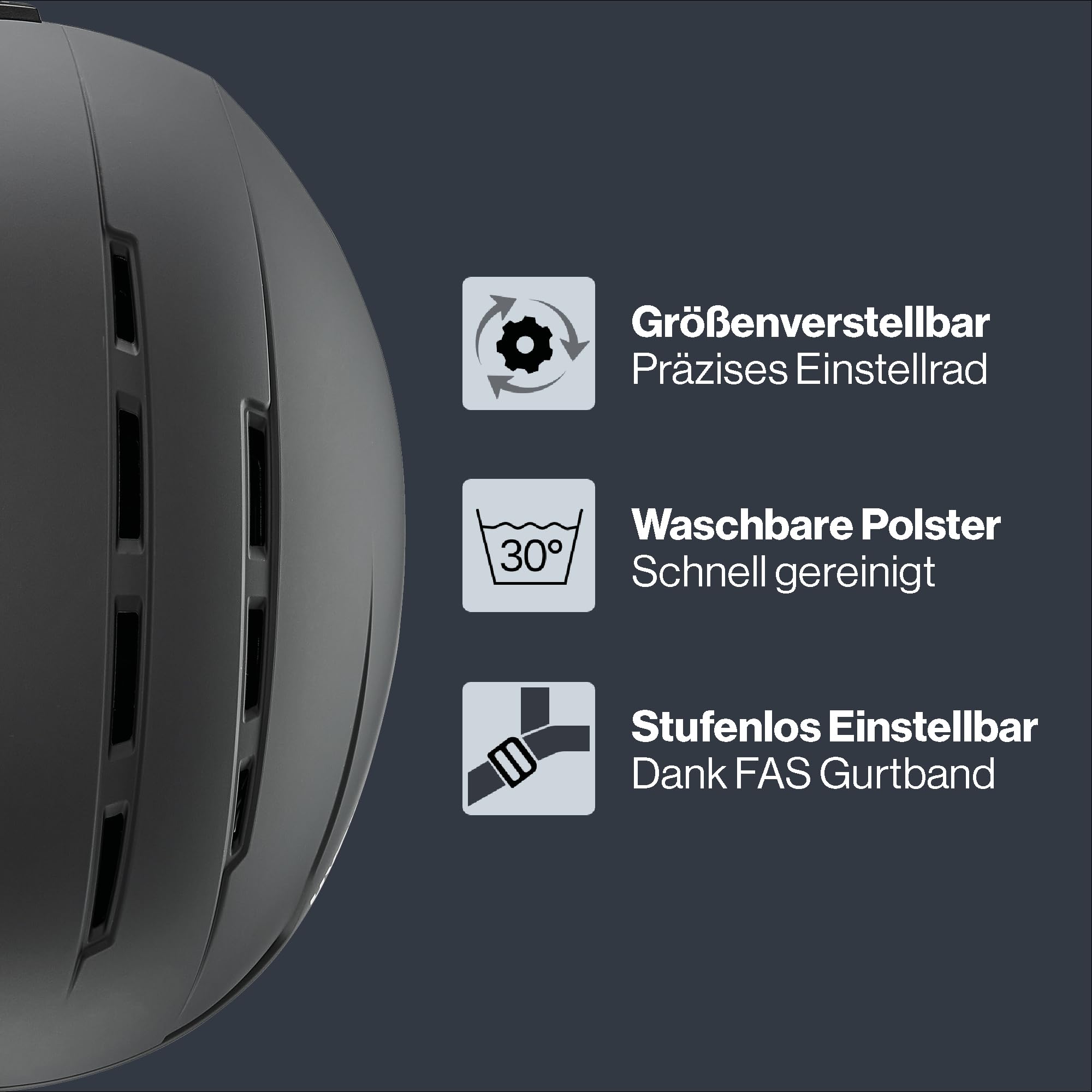 uvex Glance - robuster Skihelm für Damen und Herren - individuelle Größenanpassung - optimierte Belüftung