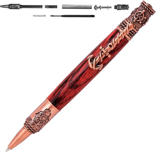 Miniatura 9 de Penn State Industries PKNAUTAB - Kit de bolígrafo con giro náutico (1, latón antiguo)