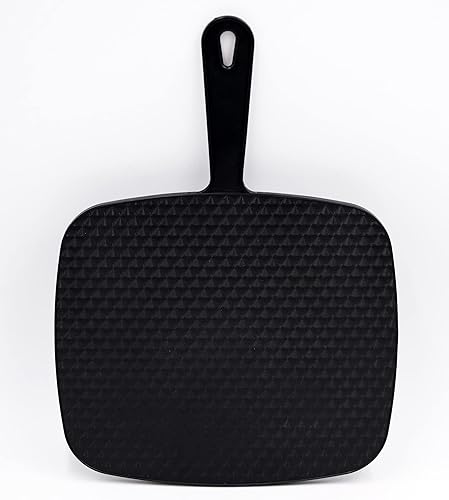 Miniatura 5 de OIGUMR Espejo de mano grande negro de 124 pulgadas de largo x 9 pulgadas de ancho