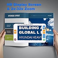 Vista 2 de 5 Inch Low Vision Aids, Electronic Auto Focus Reading Aid Simplified Buttons Digital Video Magnifier for The Visually Impaired, Low Vision