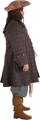 Miniatura 6 de Disfraz auténtico de capitán Jack Sparrow para hombre de talla grande