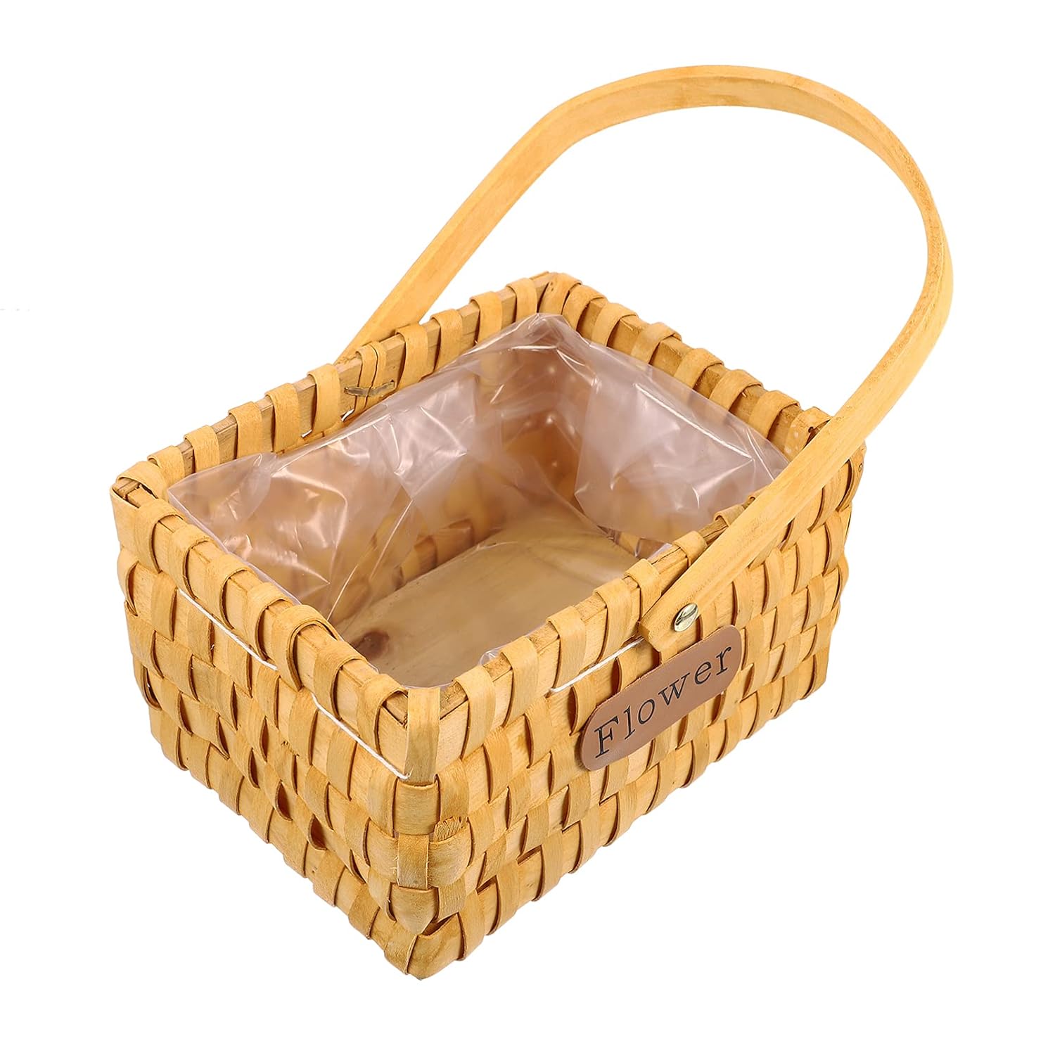 Hemoton Wicker Basket Gift Baskets Empty Willow Woven Picnic Basket Easter Candy Basket Large