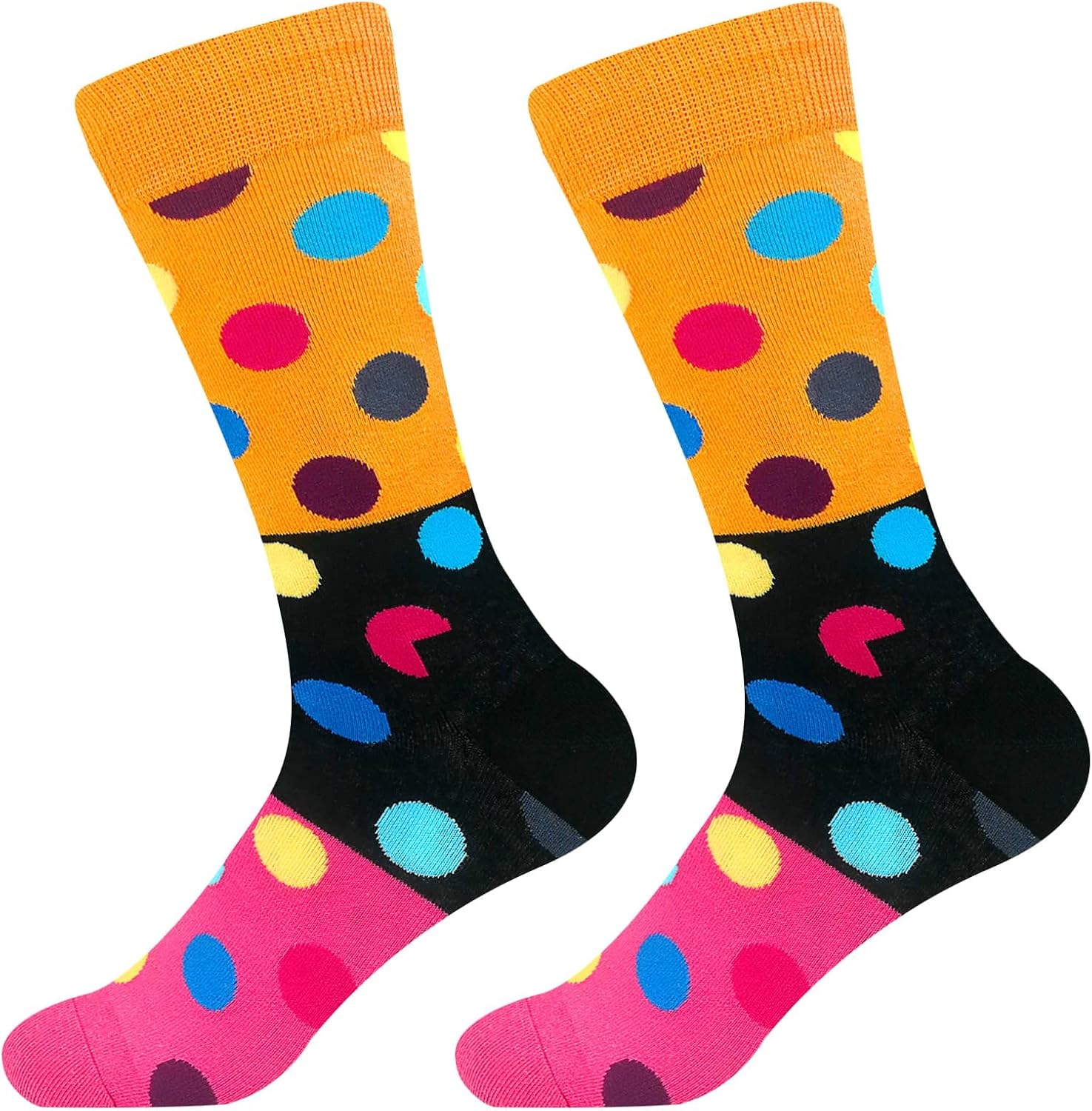 Fasefunn Colorful Socks for women Fun Funny Funky Animal Marvel Pattern Sock Calf Pack, Premium Cotton, Size 6-11 - Image 5