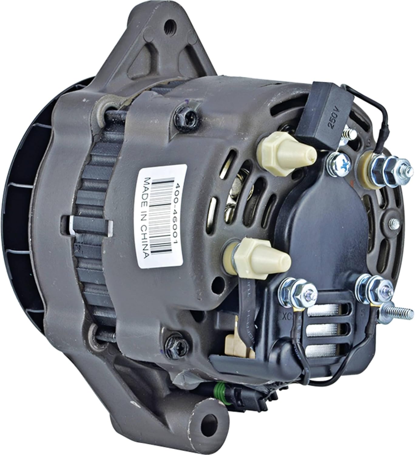 DB Electrical 400-46001 Alternator Compatible With/Replacement for Bobcat 1600 1983-1993, 2000 1981-1987, 1213 1985-1988, Lucas, Clark, Mando, Crusader, and Pleasurecraft, OEM Replacement