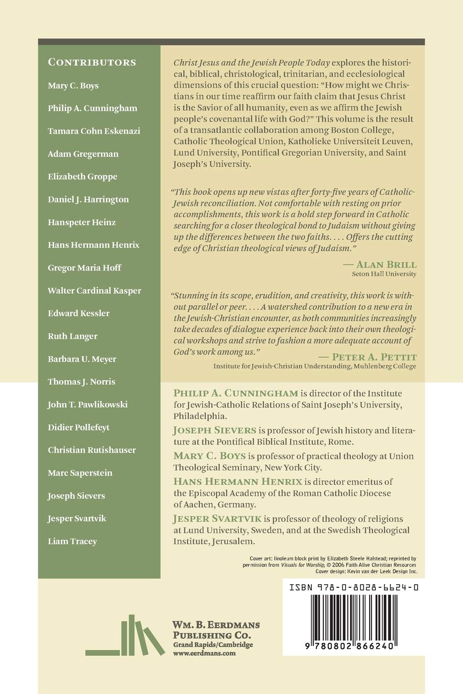 Christ Jesus and the Jewish People Today: New Explorations of Theological Interrelationships