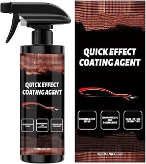 Keramisk coating spray 120 ml Långtidsverkande Lackrestaurering | Bilcoating-spray för glans och skydd För Detaljering Och Skydd Av , Last, SUV, Hus, Glasrutor Och Lister