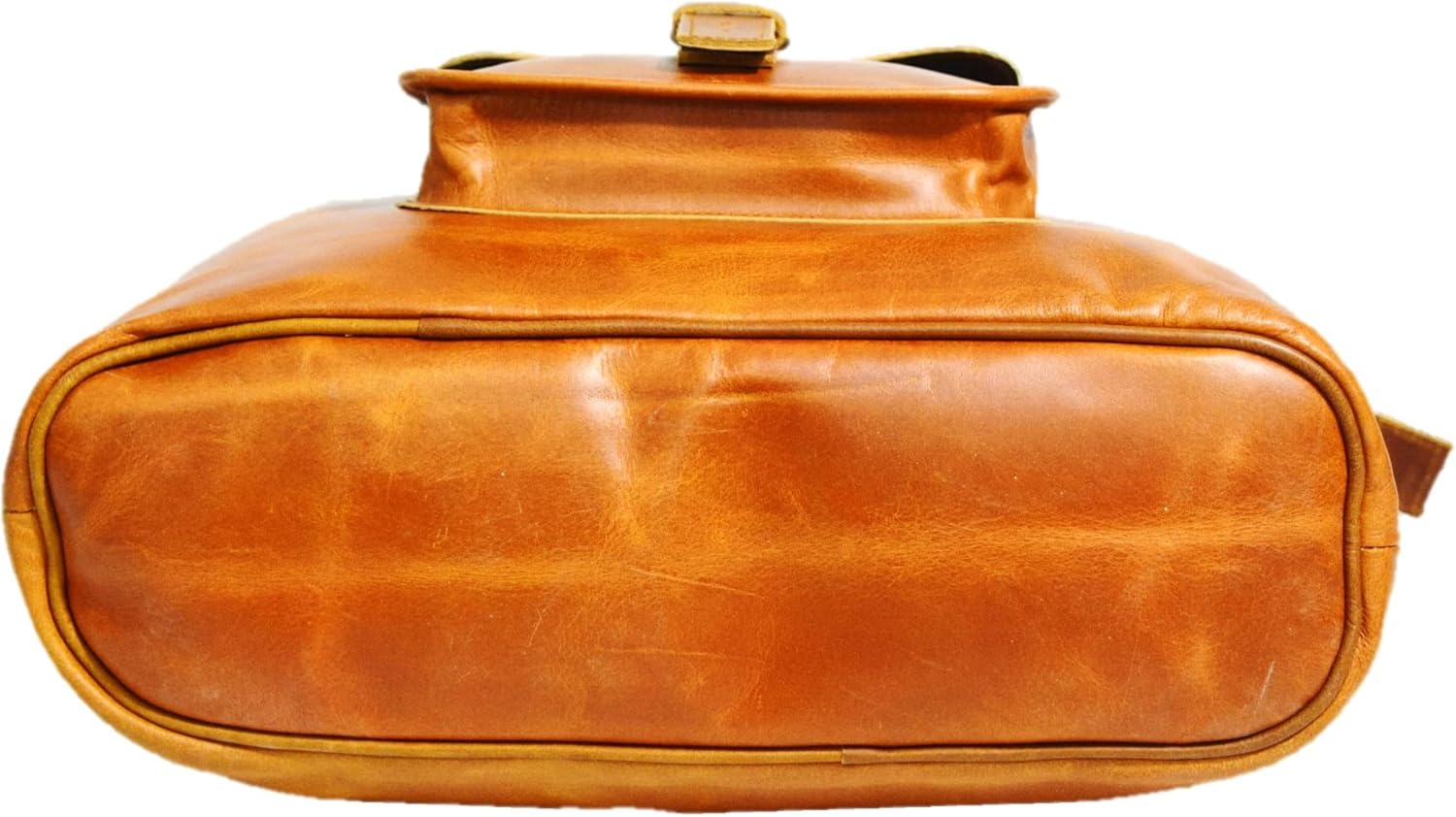 Satchel And Fable Women’s Tote Leather Handmade Genuine Shoulder Large Vintage Handbag (17” (L) x 13” (H) x 4.5” (W), Brown) - Image 4