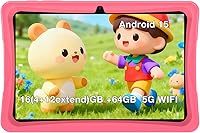 Vista 6 de Kids Tablet, 7 inch Android Tablets for Kids, 6GB+32GB (512GB expand) Learning Tablet with SIM Card Slot & Case, WIFI, Parental Control, Eye
