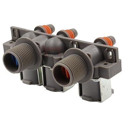 Spareplanet Washing Machine Water Intake Inlet Valve compatible with IFB Fully Automatic Washing Machine 2 Way In 3 way Out 220-240 Volts Please Match Images with Old Inlet Valve(Match and Buy)