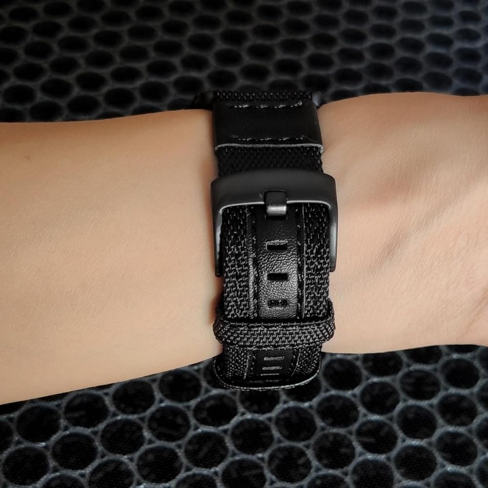 Cinturino Nylon Elastico Per Garmin Instinct - 22mm Ultra Leggero | Ricambio Per Instinct 2/Solar/Esports - Foto 6