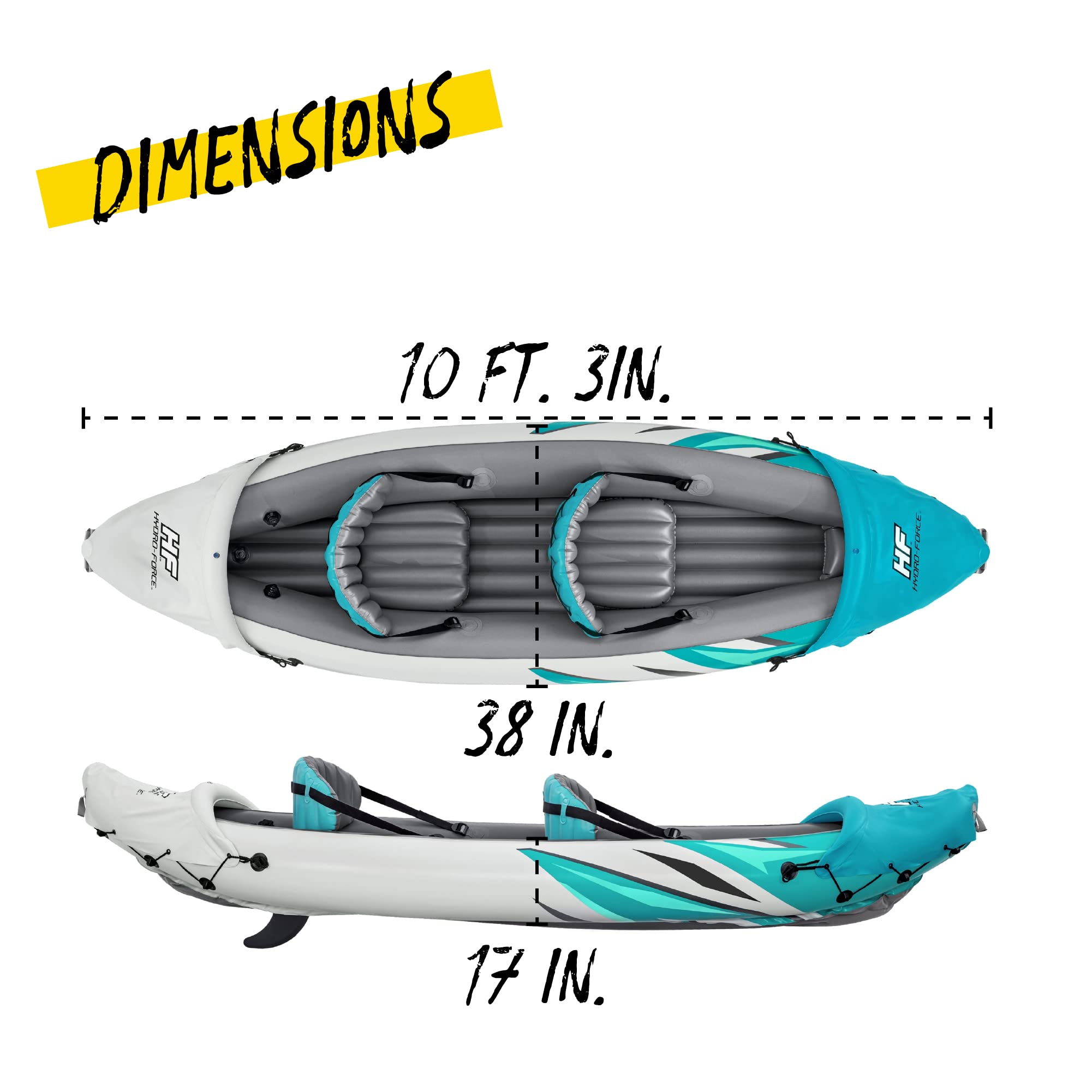 Bestway 10'3" x 39"/3.12m x 98 cm Rapid Elite X2 Kayak