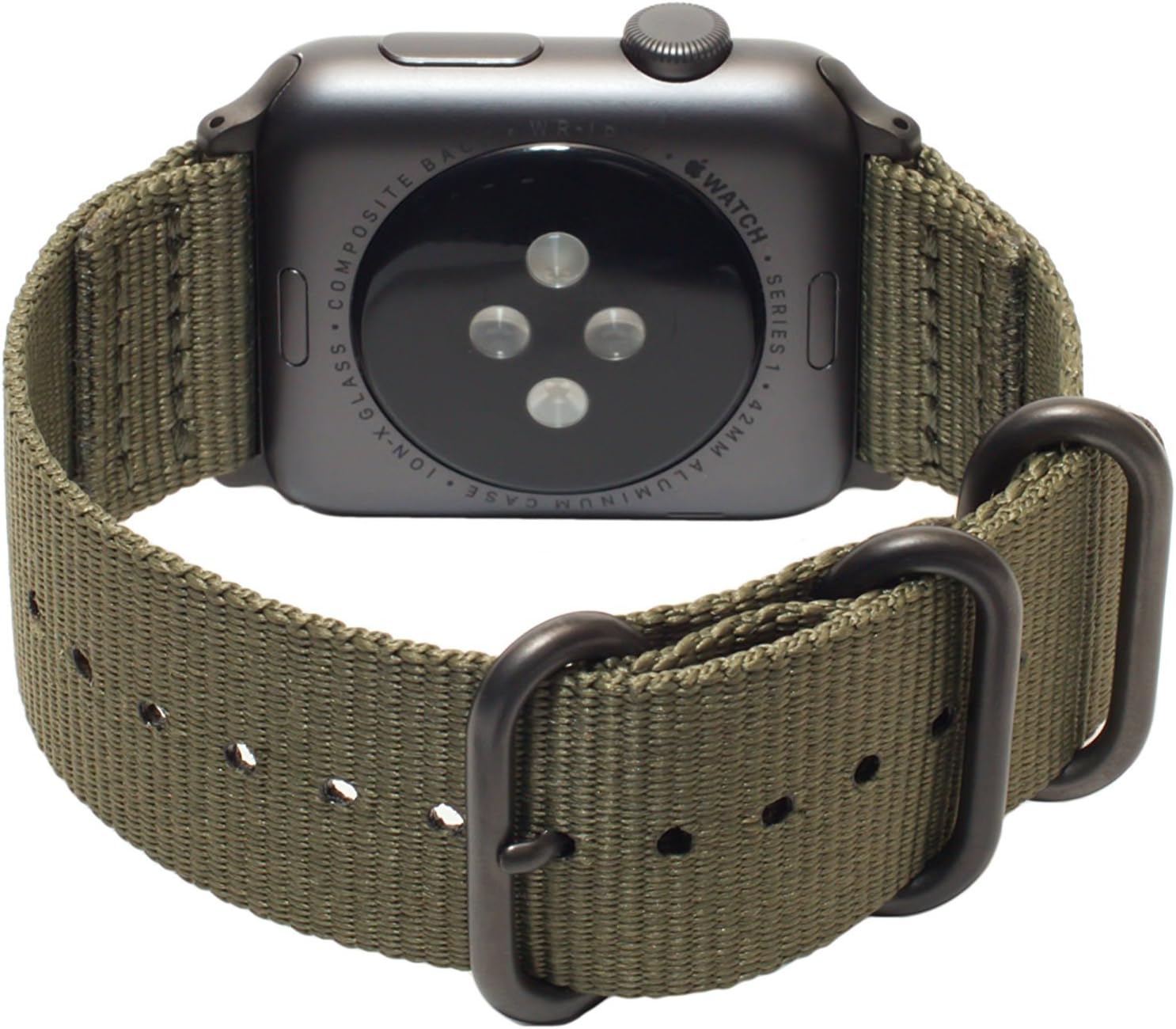 Shieranlee NATO Strap Compatible with Apple Watch 38mm 40mm 41mm, Strap for iWatch Series iWatch Series 8/Ultra/7/6/5/4/3/2/1 SE - Image 3