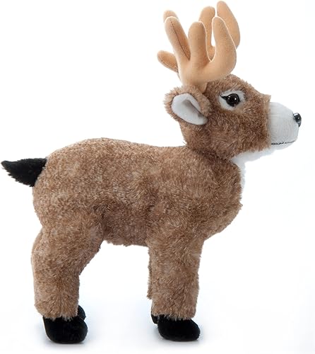 Miniatura 9 de The Petting Zoo Buck - Animales de peluche, regalos para niños, animales salvajes del zoológico Onez, juguete de peluche Buck de 12 pulgadas