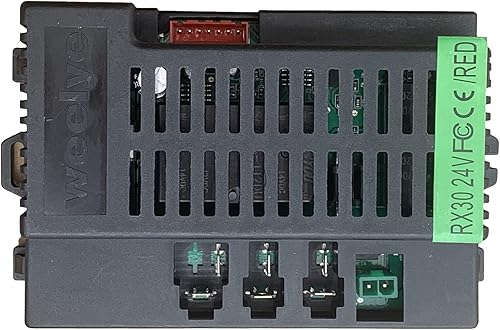 Miniatura 3 de weelye RX30 24V Enchufe de cuatro lados para niños con control remoto Bluetooth 2.4G Bluetooth y accesorios de receptor para niños, piezas de