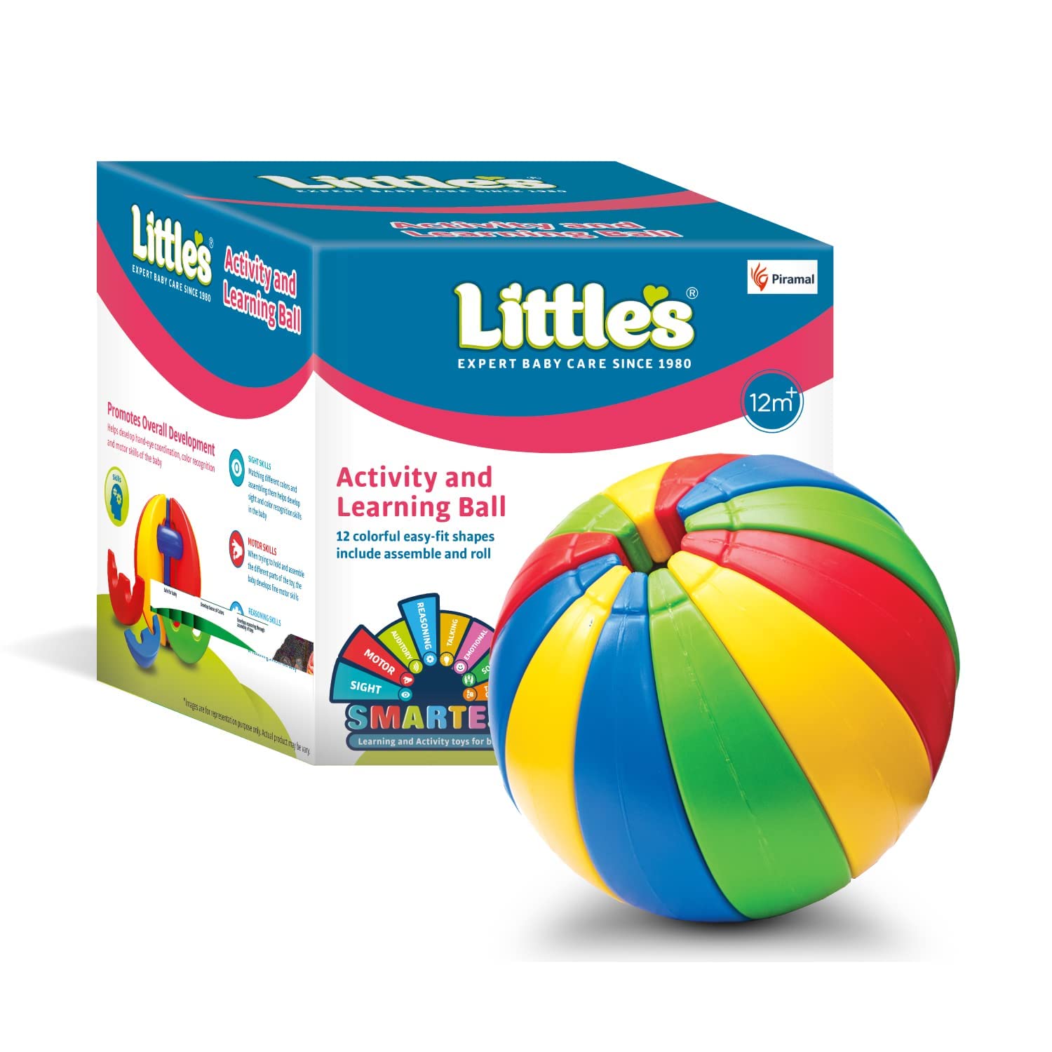 DETOUR STORE Activity and Learning Ball I Learning Activity Toy I Multicolour I Infant and Preschool Toys