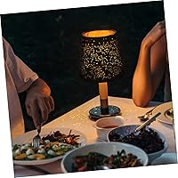 Vista 4 de Pantalla de lámpara de tela, pantalla de barril para lámpara pequeña, color negro, clip en la cubierta de la luz de la bombilla, cubierta de luz