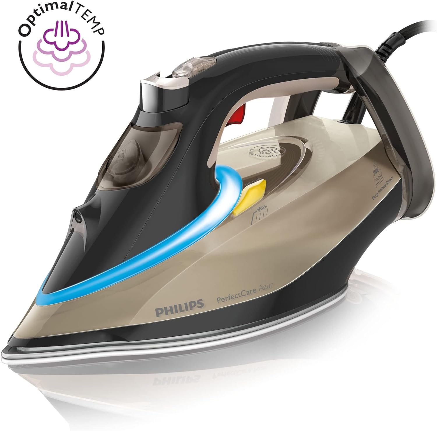 Philips PerfectCare Azur Steam Iron with OptimalTEMP logo