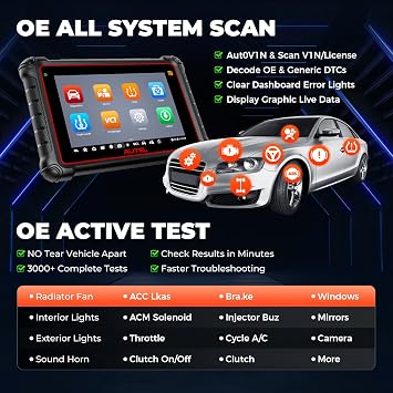 Autel MaxiPRO MP900-BT KIT Scanner: 2026 Same as MS906 Pro MS906 MAX MK908 w/OE C0ding, 3000+ Test, 40+ Service, 150+ Makes, Up of MP900-BT MP900BT w/ 200 Bucks 11 PCS OBD Cables, CAN FD & FCA SGW