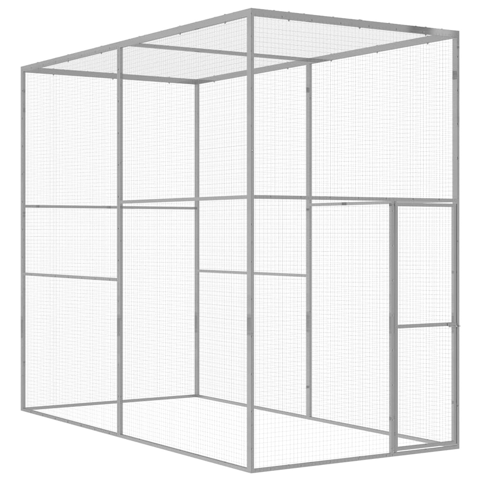 ShGaxin Gabbia per Gatti 3x1,5x2,5 m in Acciaio Zincato,Articoli per Animali,Animali Domestici - Articoli,Articoli per Animali di Piccola Taglia,Habitat/Gabbie Piccoli Animali(SPU:146360)