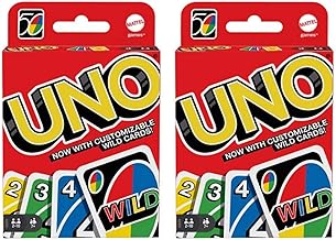 Mattel 4347154784 Uno Card Game 2 Pack, Red