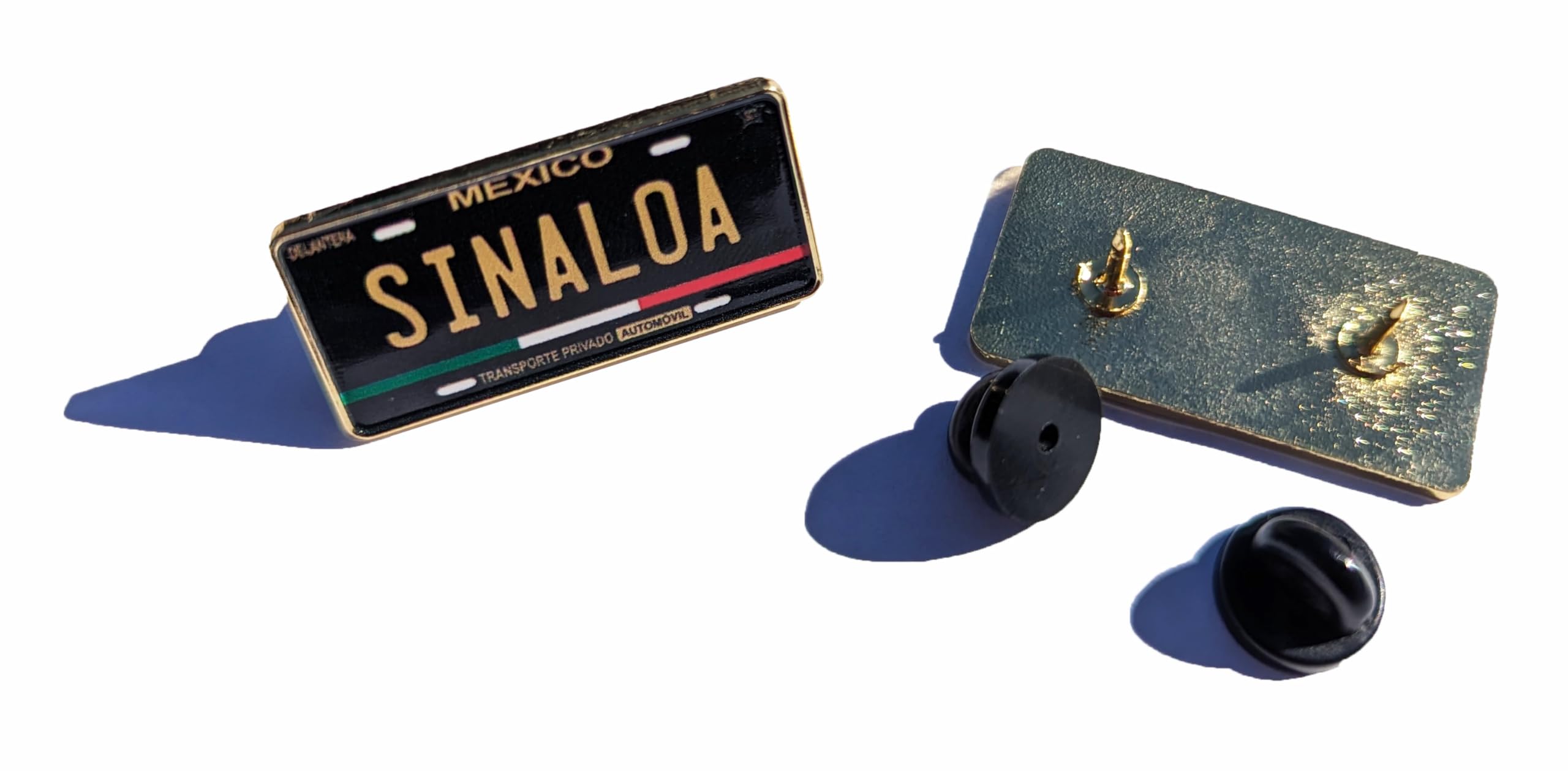 Pin Sinaloa Car Plate Pin For Caps And Clothing Enamel Badge Pin MX Pin Mexico SIN MEX Pin