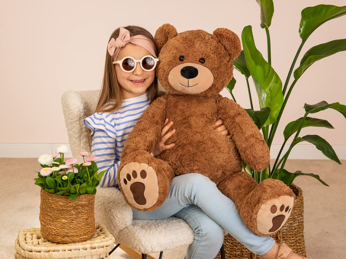 Achat Peluche marron avec pattes 55 cm - peluche - peluche en gros