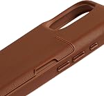 Bellroy Phone Case – 3 Card for iPhone 16 (Leather iPhone case, Phone Wallet) - Sienna
