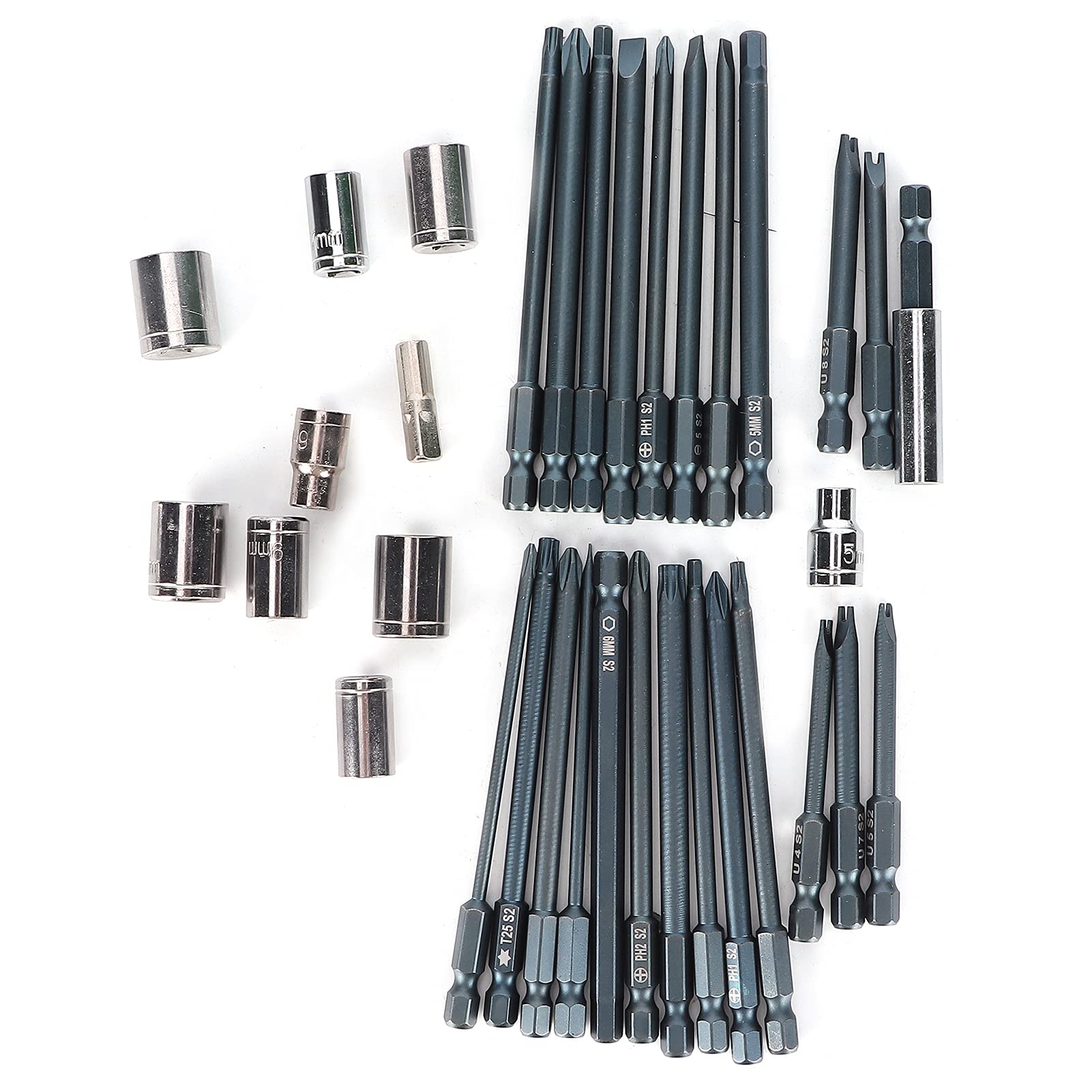 Juego Destornilladores Trinquete, 23 Puntas Destornillador Doble Extremo, Herramienta Reparación Apriete Manual Métrico con Caja Almacenamiento para Hogar, Automóvil