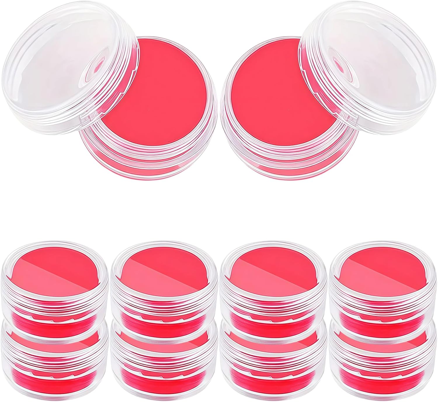 10 Piece Diamond Art Glue and Wax for Painting Kit, Diamond Painting Embroidery Accessories Storage Box, Holder Case with Red Glue Clay for DIY Arts, Crafts and Creative Projects