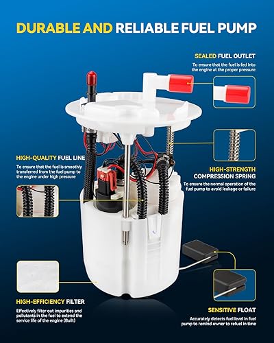 Miniatura 168 de PHILTOP Conjunto de bomba de combustible eléctrica FG0359 Reemplazo para Colorado 2004-2005, Canyon 2004-2005, MU1385, E3614M, 67557, P76184M