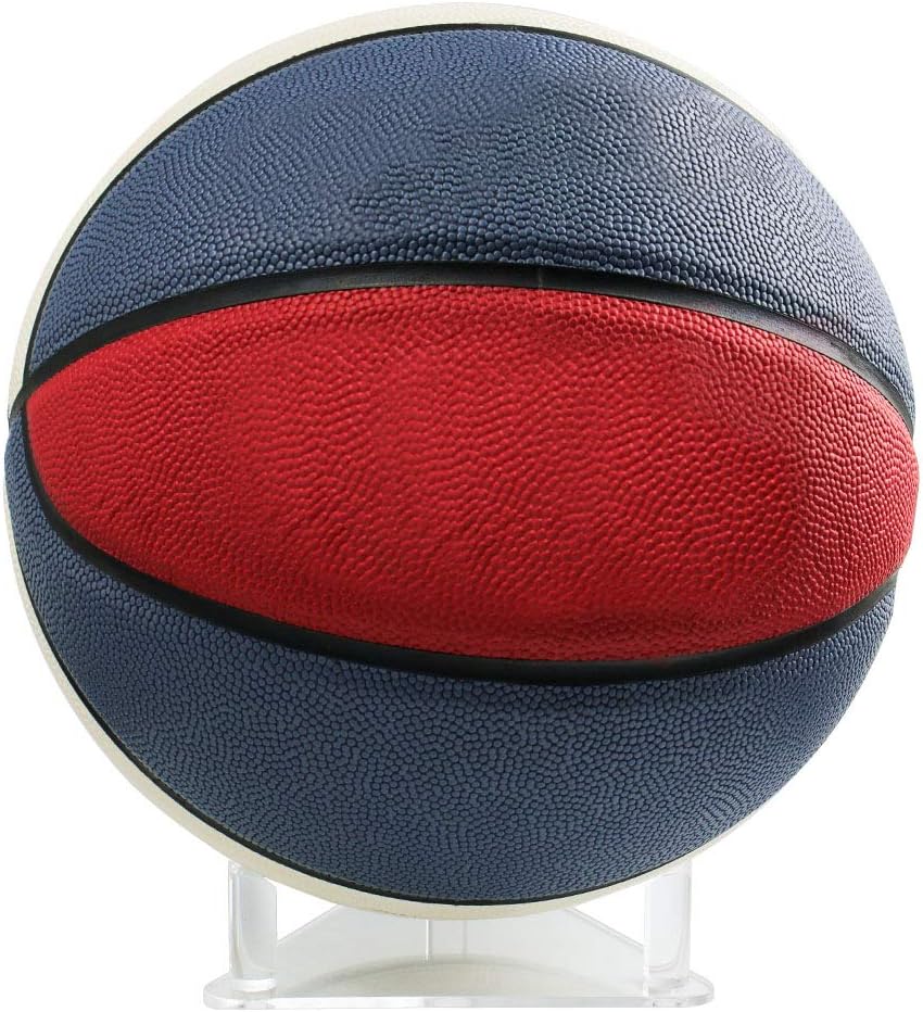 Tasybox Acrylic Ball Stand Holder, Sports Ball Storage Display Rack for Basketball Football Volleyball Soccer Rugby Balls 2 Pack