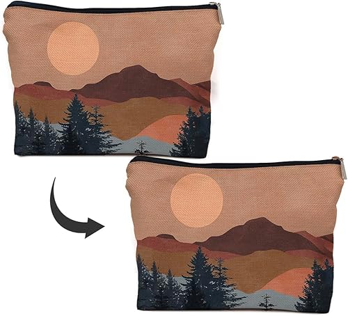 Miniatura 5 de IWXYI Bolsa de maquillaje boho YL, Boho Mountain
