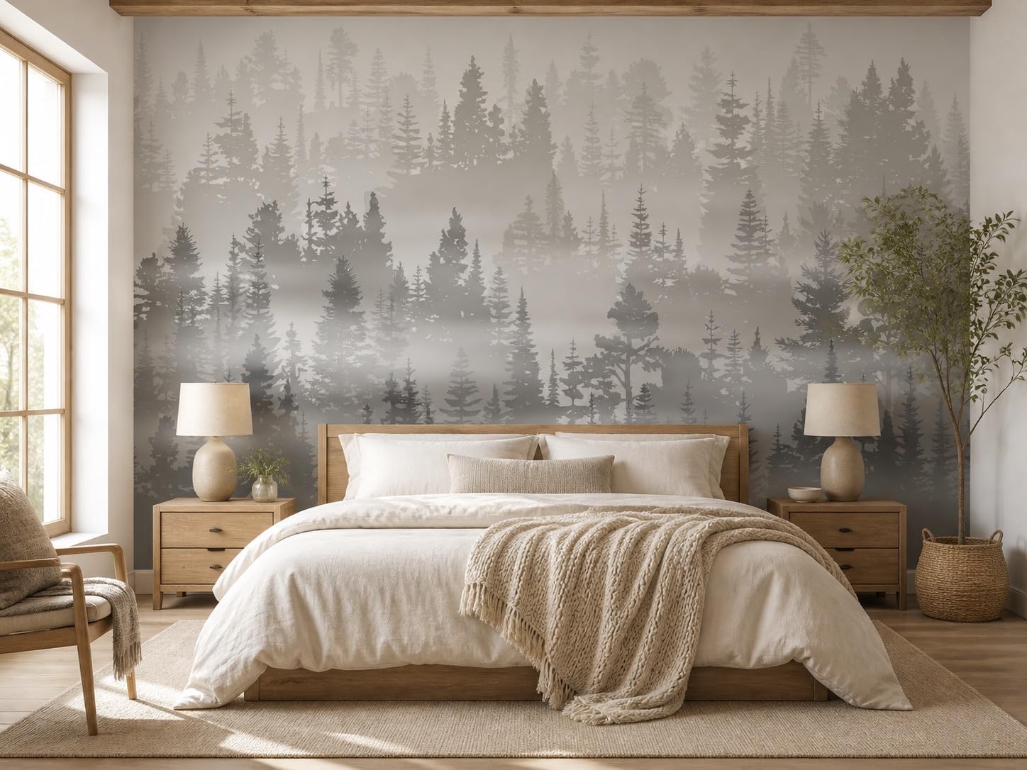 Wall Murals Peel and Stick ，Canvas murals Wallpaper Removable Waterproof Large Wallpaper for Living Room Bedroom (A10, 118×82inch)
