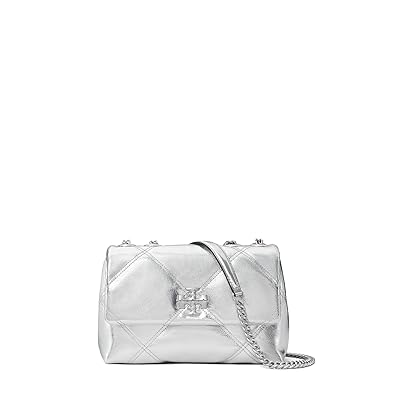 Tory Burch Kira Metallic Diamond Quilt Small Convertible Shoulder Bag Shoulder Women