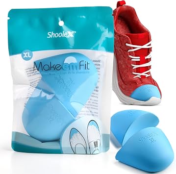 Shoolex Make Em Fit Shoe Filler for Too Big Shoes Memory Foam Toe Cushion Inserts, Shoe Size Reducer for Half to Full Size Too Big, Men and Women, Sport Dress Casual High Heels X-Large