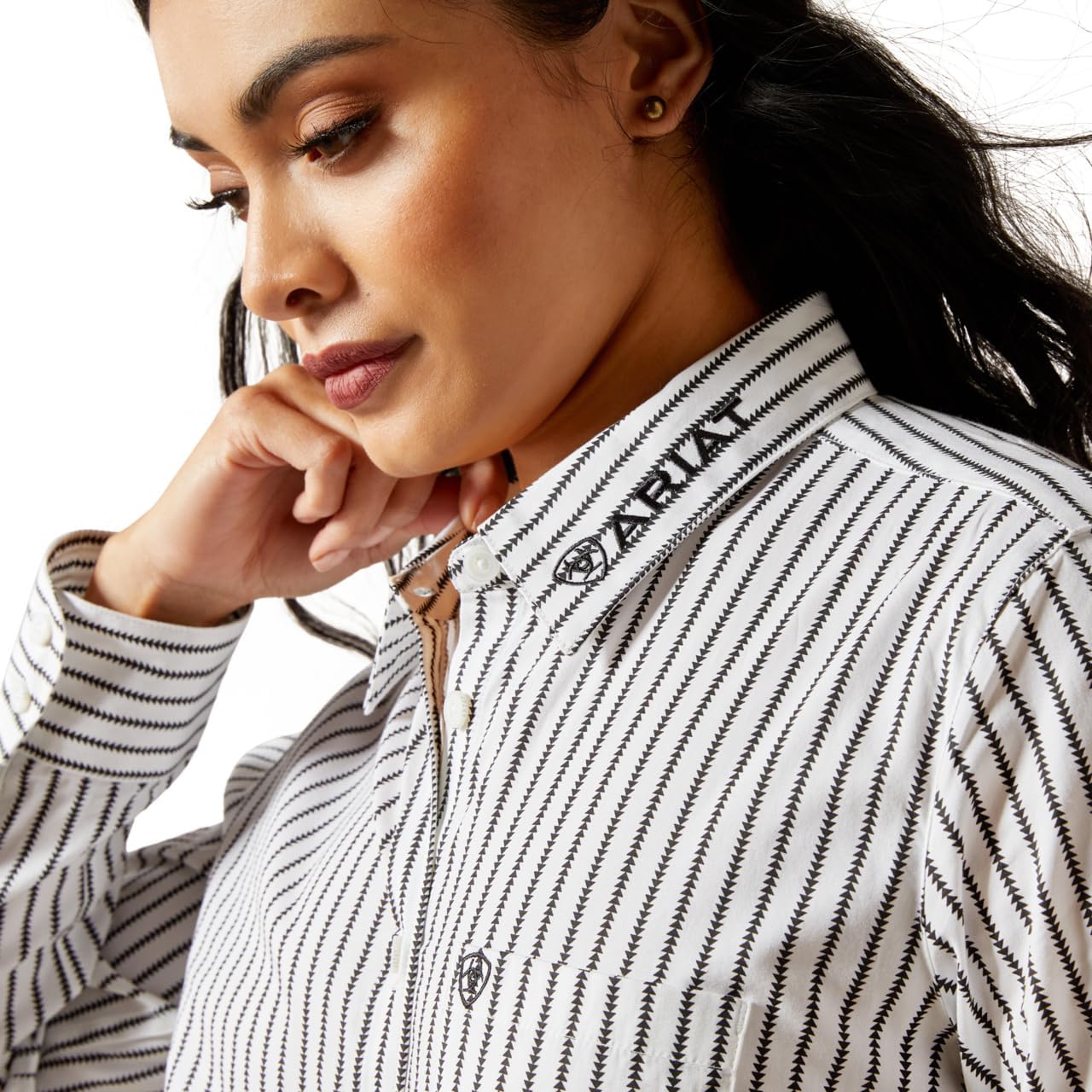 Ariat Womens Team Kirby Stretch Shirt - Image 5