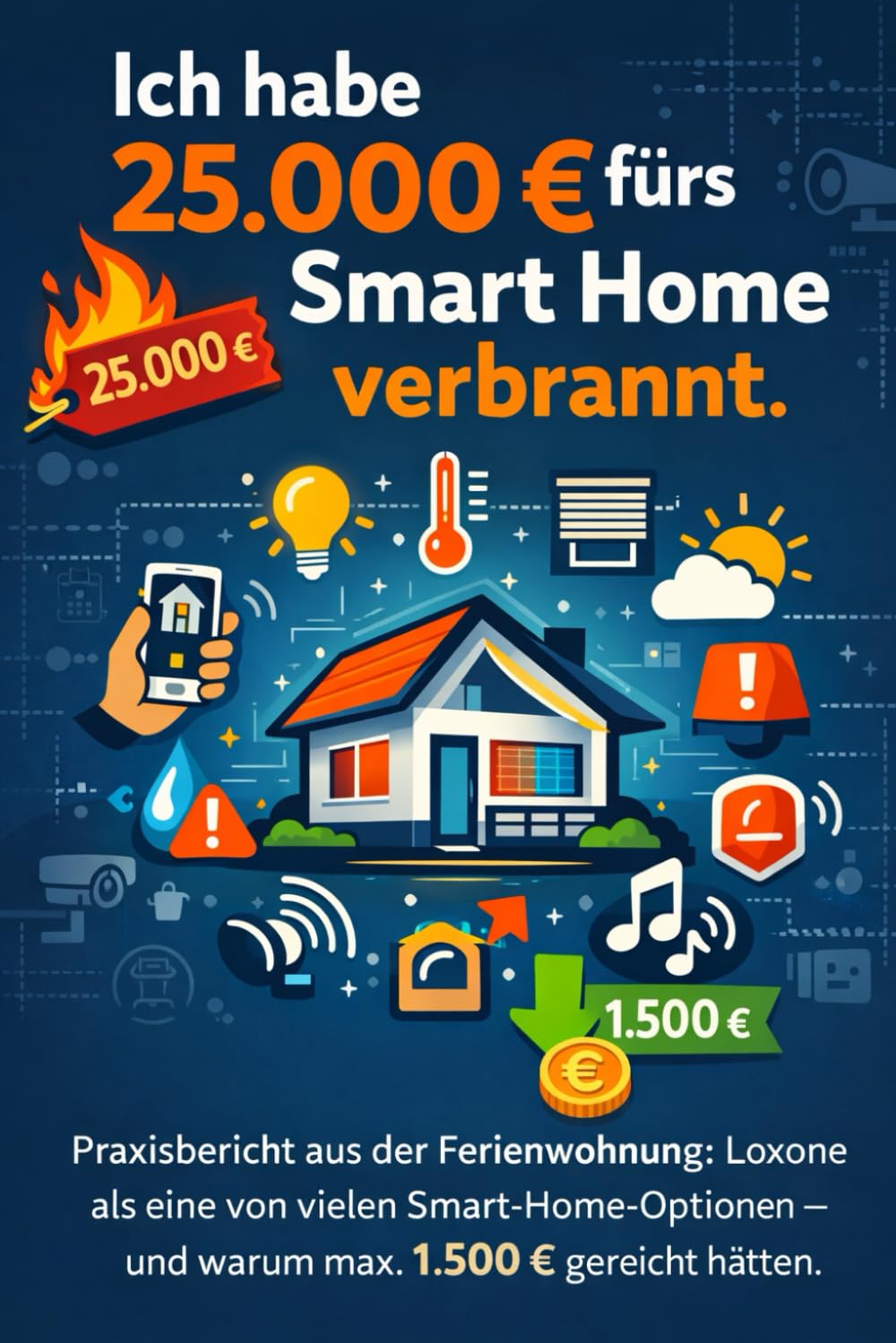 Ich habe 25.000 € fürs Smart Home verbrannt.: Praxisbericht aus der Ferienwohnung: Loxone als eine von vielen Smart-Home-Optionen – und warum max. 1.500 € gereicht hätten.