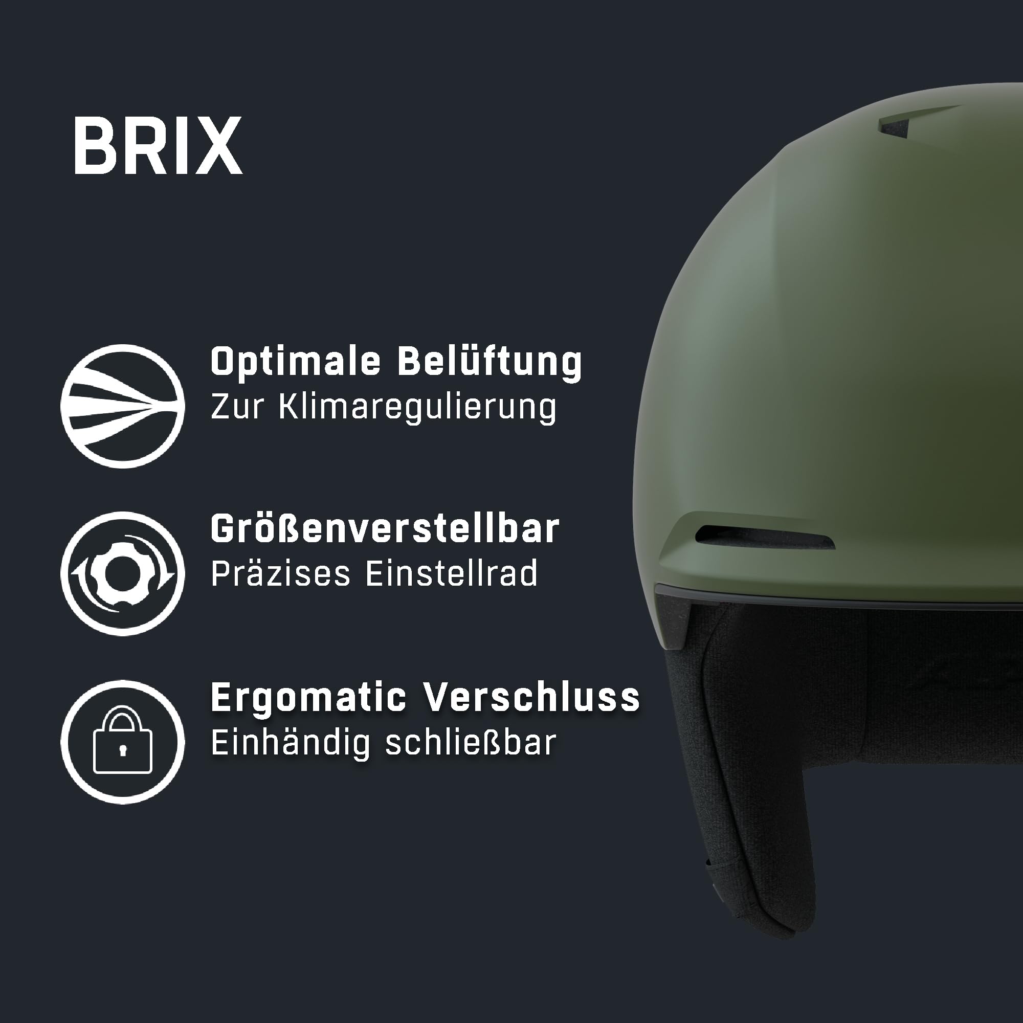 ALPINA BRIX - Sicherer, Perfekt Klimatisierter und Komfortabler Skihelm Mit waschbarem Innenfutter Für Erwachsene