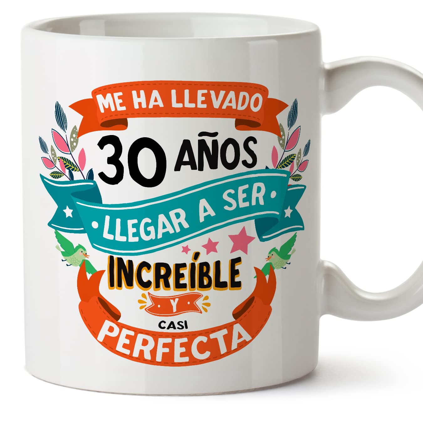MUGFFINS Taza 80 Cumpleaños - "Me ha llevado 80 años llegar a ser increíble y casi perfecto - Regalos Desayuno Feliz Cumpleaños — view 63