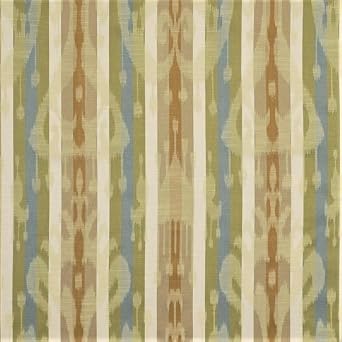 Fabric Robert Allen Beacon Hill Minnow Stripe Maple Ikat Jacquard Drapery II23