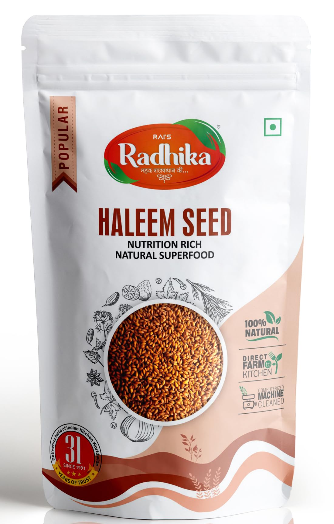 RADHIKA Halim Seeds 200gm for Eating | Halim Seeds for Hair Growth & Eating | Garden Cress Seeds or Aliv Seeds | Dust Free & Clean Quality (B0CGZQ8HSP) Amazon Price History, Amazon Price Tracker