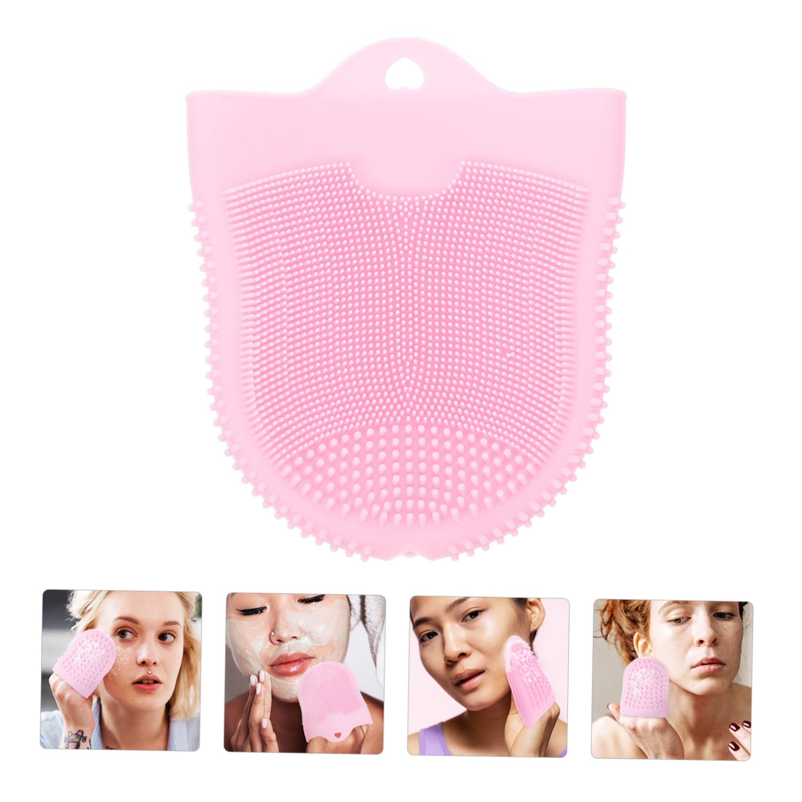 Housoutil 5stücke Silicone Gesichtsreinigungsbürste Ergonomische Peeling-bürste Mit Weichen Borsten Für Tiefenwirksame Und Sanfte Massage Für Hauttypen Lebensmittelechtes